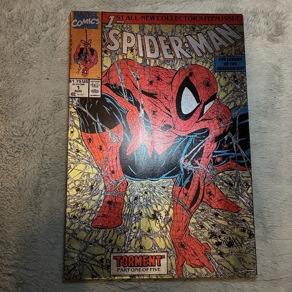 Spider-Man  Marvel Avengers Comic Walls Wood Frame
